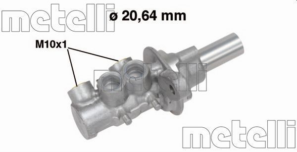 METELLI 05-0691 | Ana Merkez Arka (Peugeot 107 1.4 HDI Dv4d 2005-/ Citroen C1 1.4 HDI)