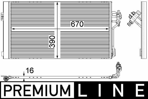 MAHLE AC762000P | Klima Radyatörü 639 Viano (Ac762000p)