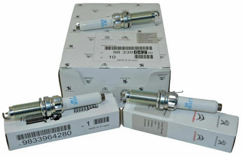 PSA 9833964280 | Citroen C5 Aircross 1.2 Benzinli Ateşleme Buji Takımı (3 Adet) Orijinal