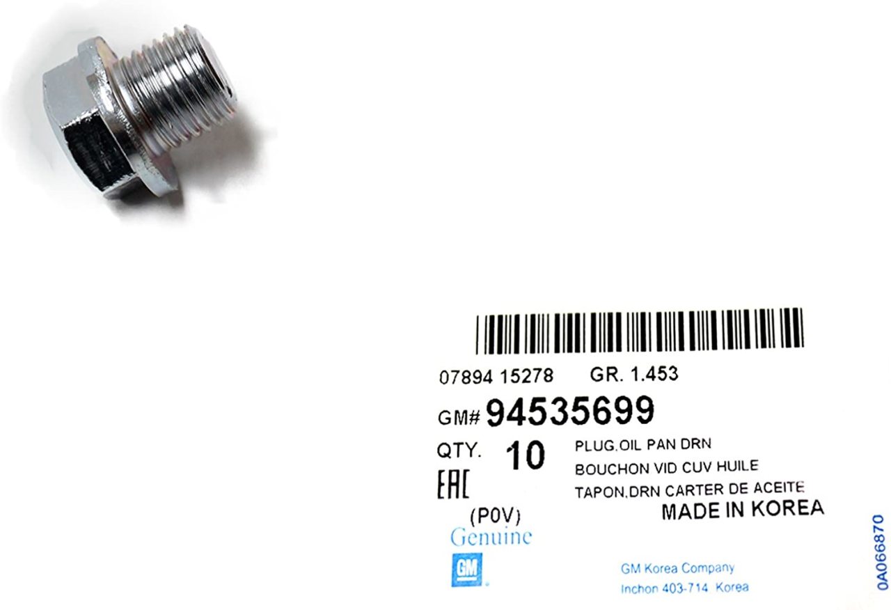 PSA 94535699 | Chevrolet Captiva C100 Yağ Karteri Tapası Orijinal Ürün
