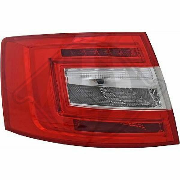 DEPO 665-1941L-UE | Skoda Octavia 2013 Model Sonrası Sol Stop (Şöför Tarafı) Led