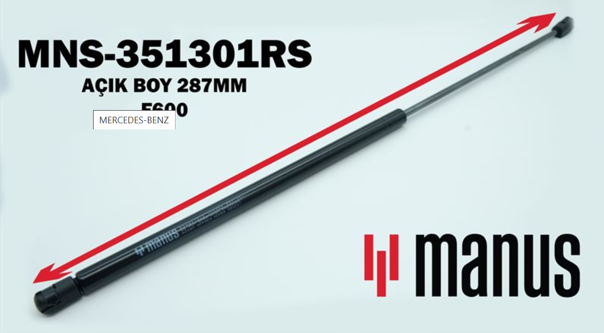 MANUS 351301RS | Bagaj Amortisörü 03-10 Cordoba | 2 Adet