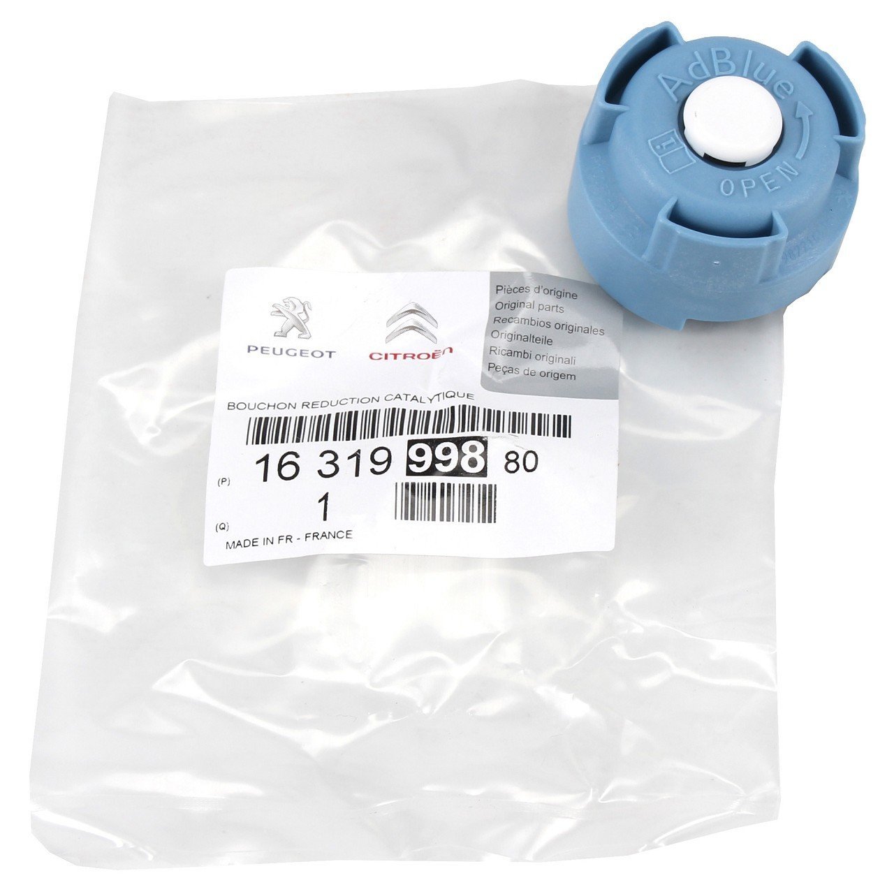 PSA 1631999880 | Peugeot 508 2011-2017 Adblue Depo Kapağı Orijinal