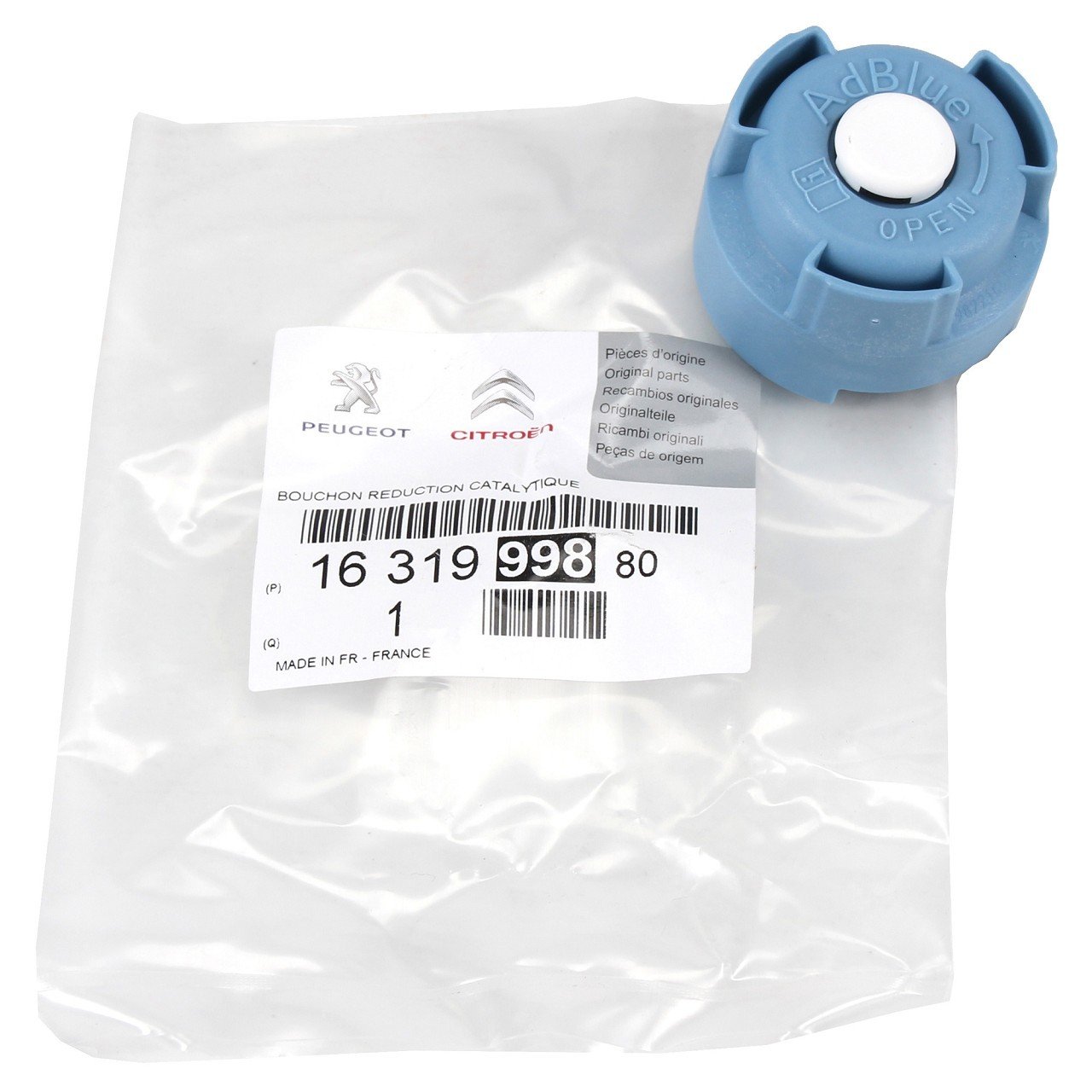PSA 1631999880 | Peugeot 2008 2013-2019 Adblue Depo Kapağı Orijinal
