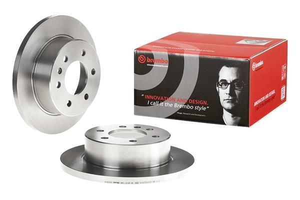 BREMBO 08.9509.14 | Fren Diski Arka (VW Crafter 06-16 Mercedes Sprinter 06-16) | 2 Adet