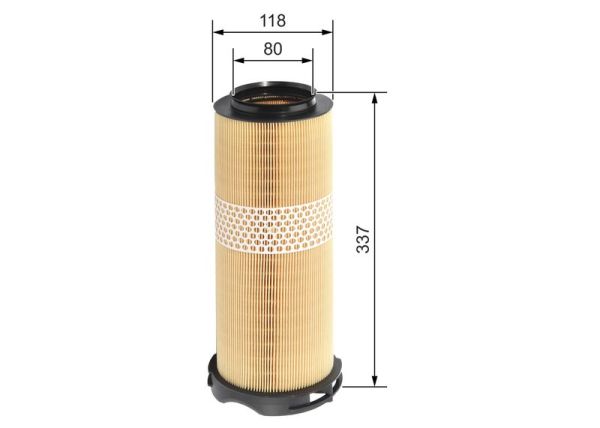 BOSCH F026400024 | Hava Filtresi 01-C-Seri (W203-S203)