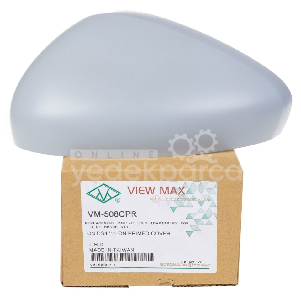 VİEWMAX VM508CPR | Citroen C4 2011-2017 Sağ Ayna Kapağı Astarlı (YolcuTarafı)