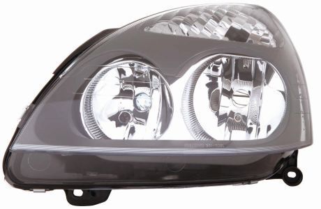 DEPO 551-1138L-LDEM6 | (Aydınlatma) / Far Sol Elektrikli Gri Çerçeveli 2005=-2008 Clio II Symbol