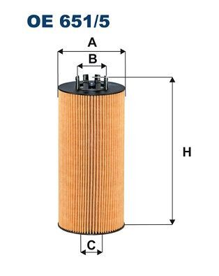 FILTRON OE651-5 | Yağ Filtresi