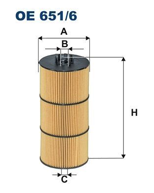FILTRON OE651-6 | Yağ Filtresi