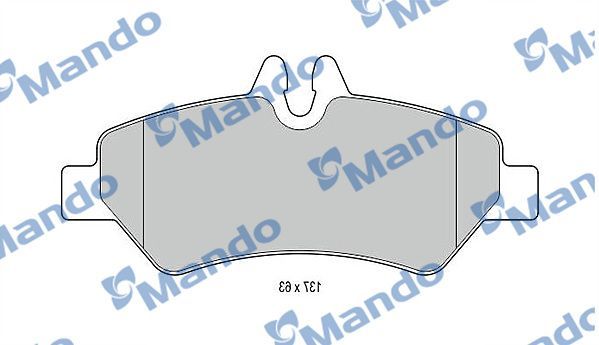 MANDO MBF015032 | Fren Balata Arka 07-Lt35 Crafter-Sprinter