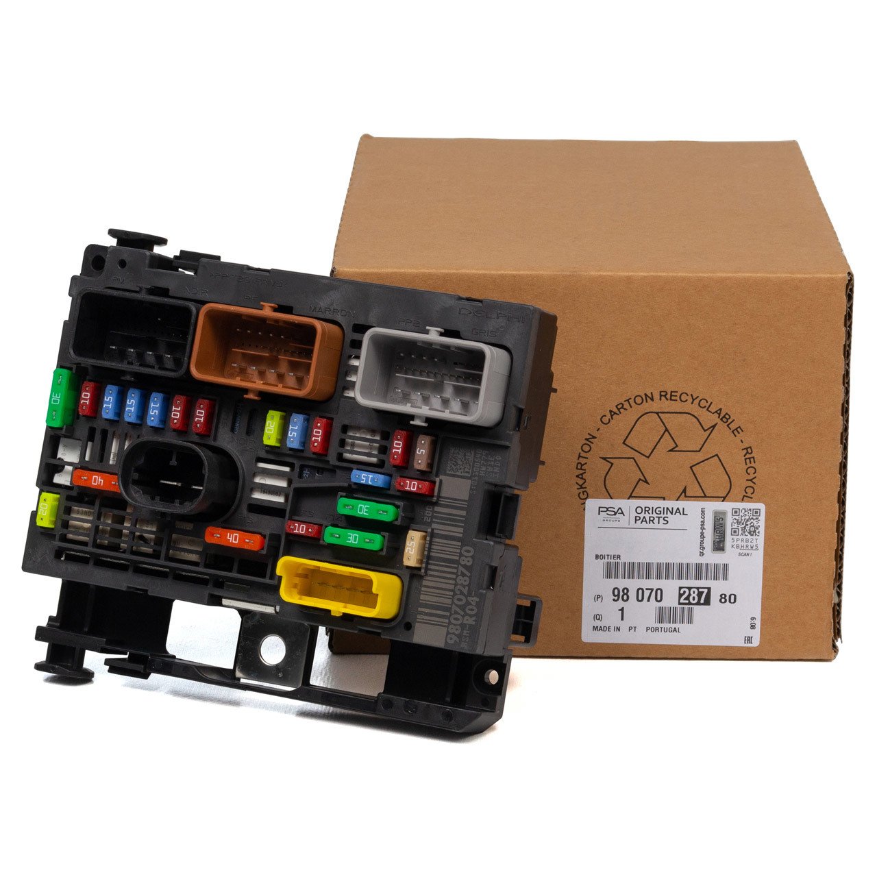 PSA 9807028780 | Peugeot Partner Tepe 1.6 Hdi Motor İçi Sigorta Kutusu Orijinal