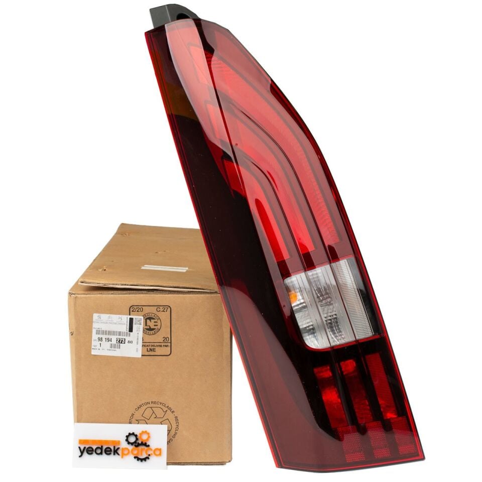 PSA 9819427380 | Peugeot Rifter Arka Sol Stop Lambası Orijinal