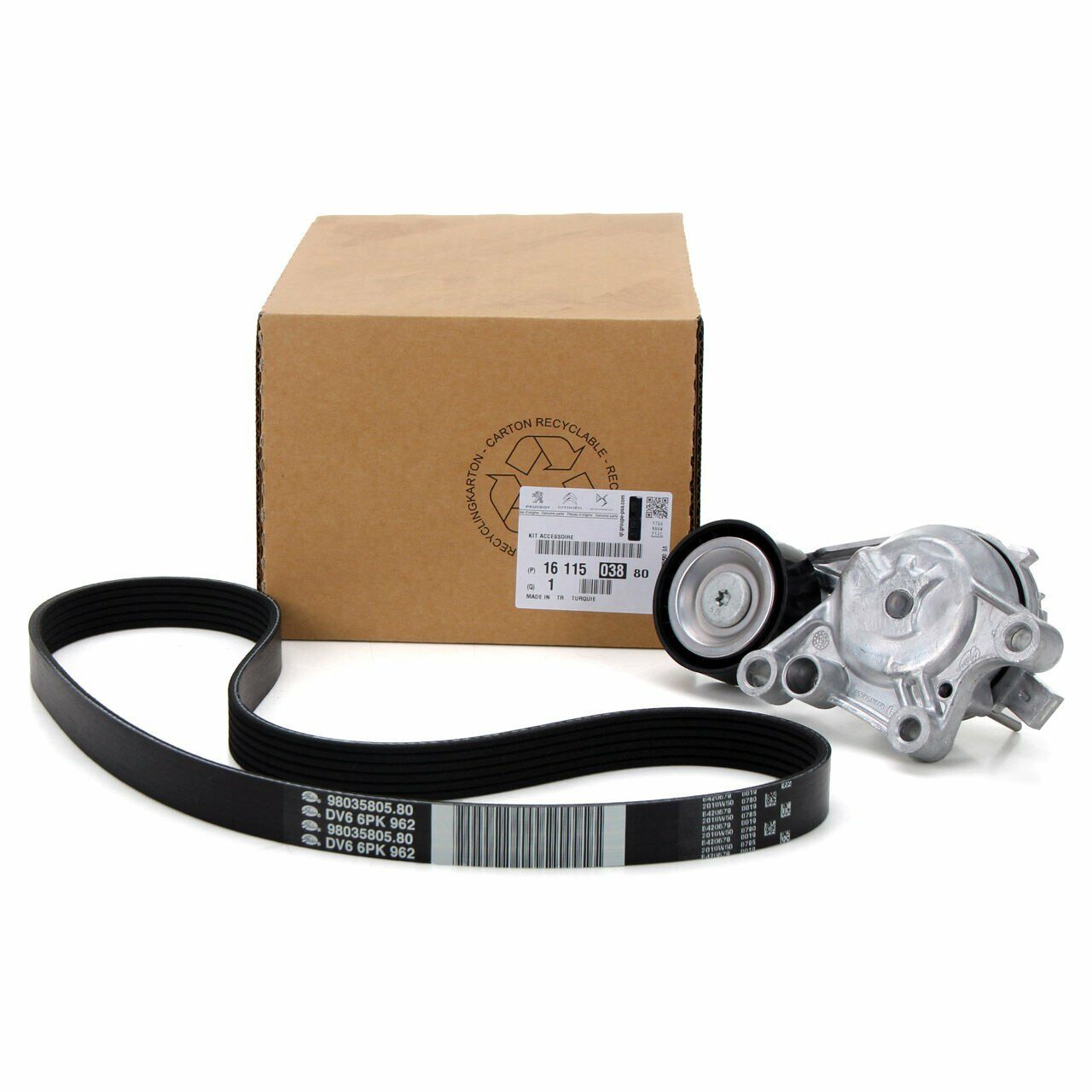 PSA 1611503880 | Peugeot 301 2012-2020 1.6 Hdi Euro6 V Kayış Seti Orijinal