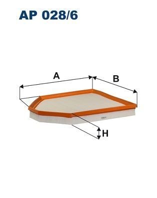 FILTRON AP028-6 | Hava Filtresi 11-X3 (F25) X4 (F26)
