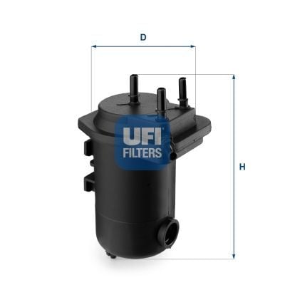 UFI 24.051.00 | Mazot Filtresi 80 100 Bg Megane II Scenic II 1.5 K9k