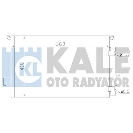 KALE 388900 | Opel Vectra C 1.9 Dizel (Z19DTH) Klima Radyatörü Otomatik Vites