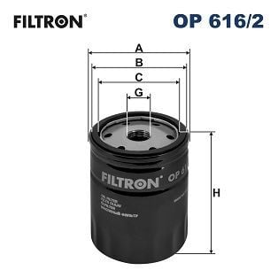 FILTRON OP616-2 | Yağ Filtresi (Skoda Fabia-Octavia 1.4)