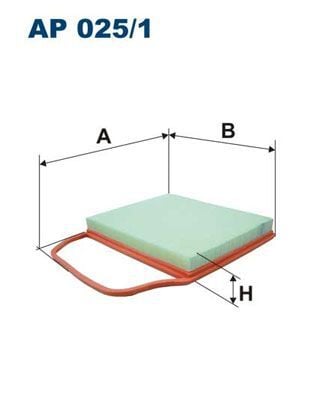 FILTRON AP025-1 | Hava Filtresi (BMW 135I 08-335I 06-Z4 35I 09 -)