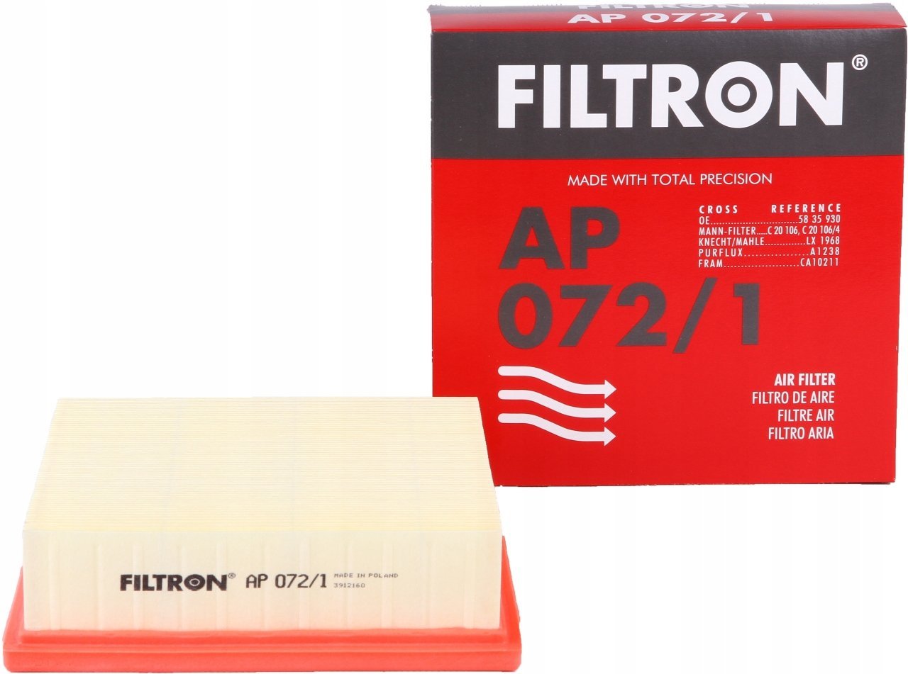 FILTRON AP072-1 | Opel Corsa E 1.2 / 1.4 Benzinli Hava Filtresi