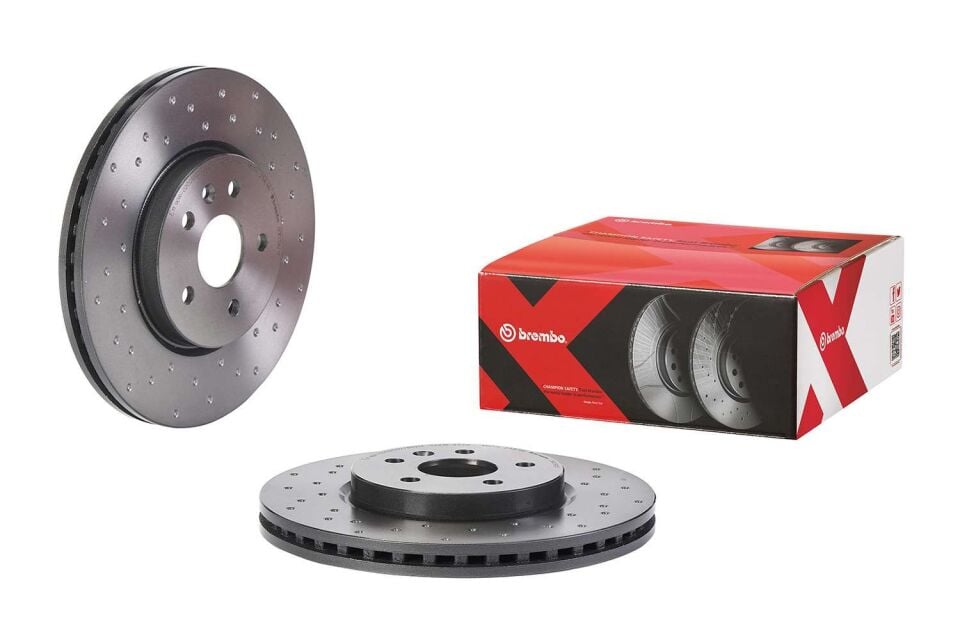 BREMBO 09.D392.1X | Fren Diski Ön Opel Astra K Delikli | 2 Adet