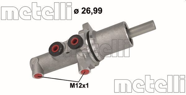 METELLİ 05-1144 | Ana Merkez Alüminyum 26.99mm Mercedes Sprinter 209 211 309 313 315 CDI VW Crafter