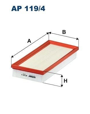 FILTRON AP119-4 | Hava Filtresi 11-E-Seri (W212-S212)