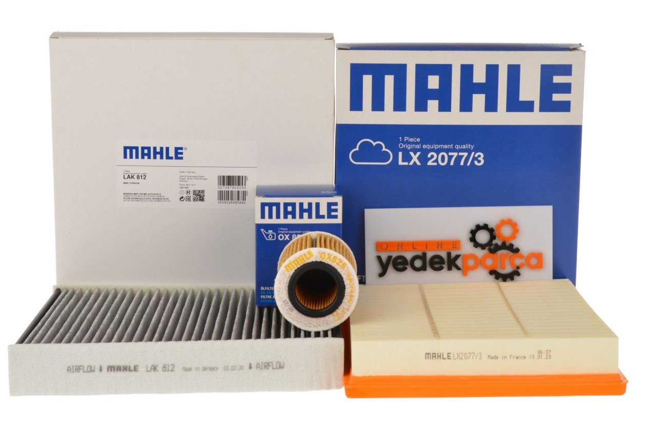 Bmw F30 Kasa 316i  Periyodik Bakım Filtre Seti Mahle Marka