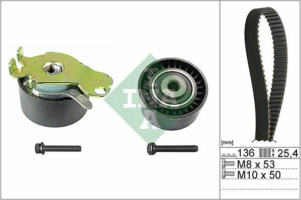 INA 530023610 | Triger Gergi Seti (Peugeot 306 406 1.8 16V 97-02 / Citroen Xantia Xsara Zx 1.8I 16V 96-03)