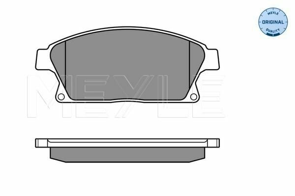 MEYLE 0252503418-W | Fren Balatası Opel Astra J / Mokka / Cruze 1.6 / 2.0D Ön