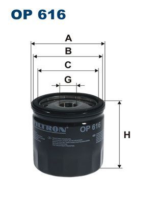 FILTRON OP616 | Yağ Filtresi 030115561E