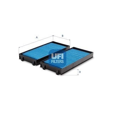 UFI 34.243.00 | Polen Filtresi 06-X5 (E70-F15-F85) X6 (E71-E72-F16-F86) + Ca