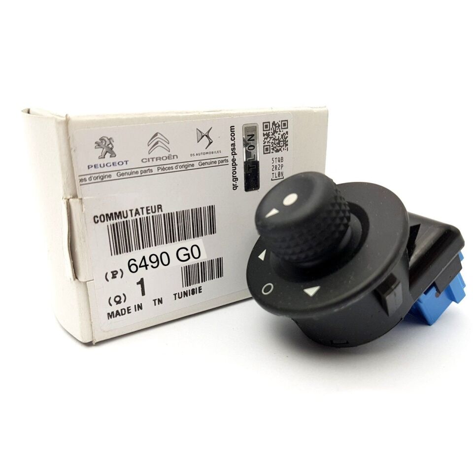 PSA 6490.G0 | Citroen Berlingo 2009-2018 Ayna Ayar Düğmesi Ayna Katlamalı Tip Orijinal