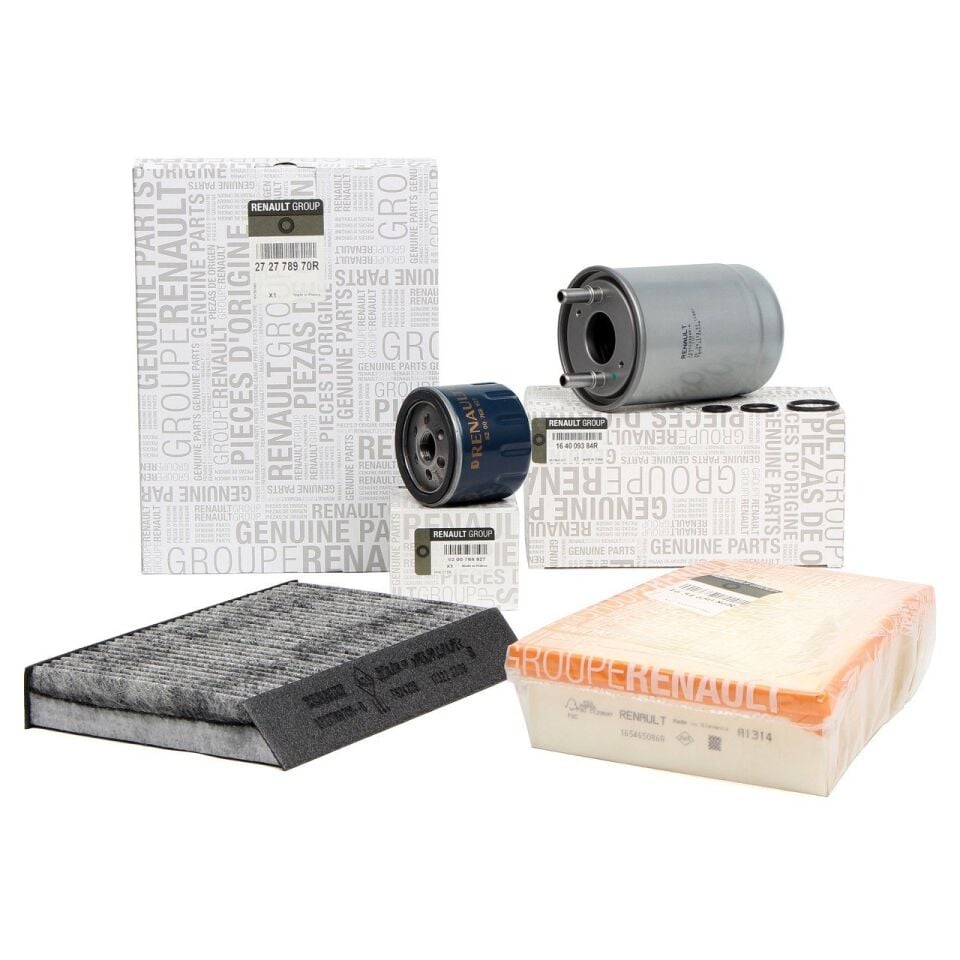 Renault Fluence 1.5 dCi Periyodik Yağ Bakım Filtre Seti Mais Marka