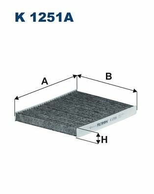 FILTRON K1251A | Polen Filtresi 09-Fiesta-Tourneo-Courıer 1.4-1.5-1.6 TDCI + Ca