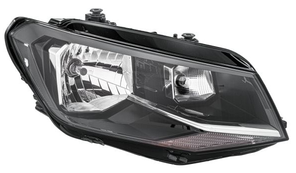 İTHAL 2K1941016B | Volkswagen Caddy 2015 Sonrası Sağ Far Siyah Zemin Wisco Marka