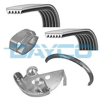 DAYCO PVE001 | Kanallı Kayış Kiti C Max 1.6 16V 03-11 Focus II / III 1.4 16V / 1.6 16V 04 /-Volvo C30 S40 V50