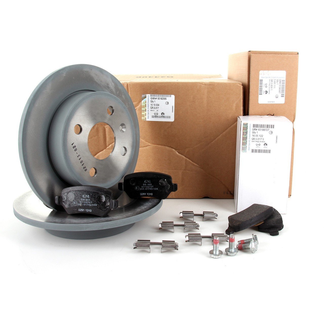 PSA 93182595 | Opel Combo C 4 Bijon Arka Disk Balata Seti Orijinal