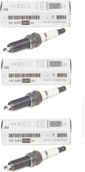 PSA 1654509380 | Citroen C3 1.2 Vti Ateşleme Buji Takımı 3 Adet Orijinal