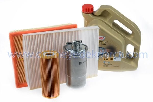 Volkswagen Passat 2001 - 2005 1,9TDI AVF Periyodik Bakım Seti Motor Yağlı Mann / Castrol Marka