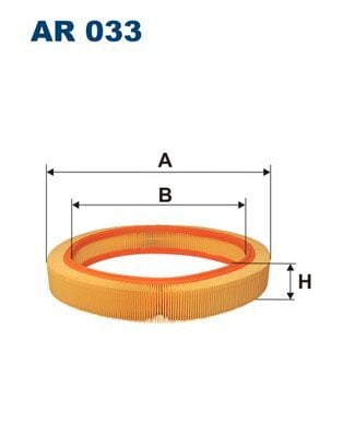 FILTRON AR033 | M.Benz M102 W124-201 Hava Filtresi 1985-88 0020945804