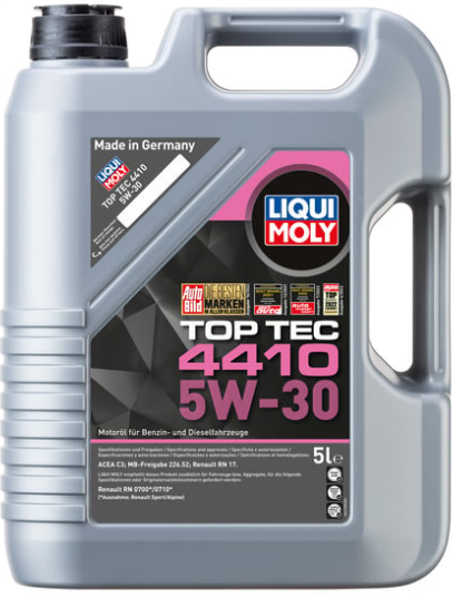 LIQUI MOLY 21404 Top Tec 4410 5W30 Renault RN17 Onaylı 5 Litre Motor Yağı