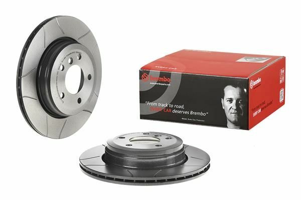 BREMBO 09.9425.75 | Fren Diski Arka Cızgılı (BMW E60 / 520I 523I 525I 530I) | 2 Adet