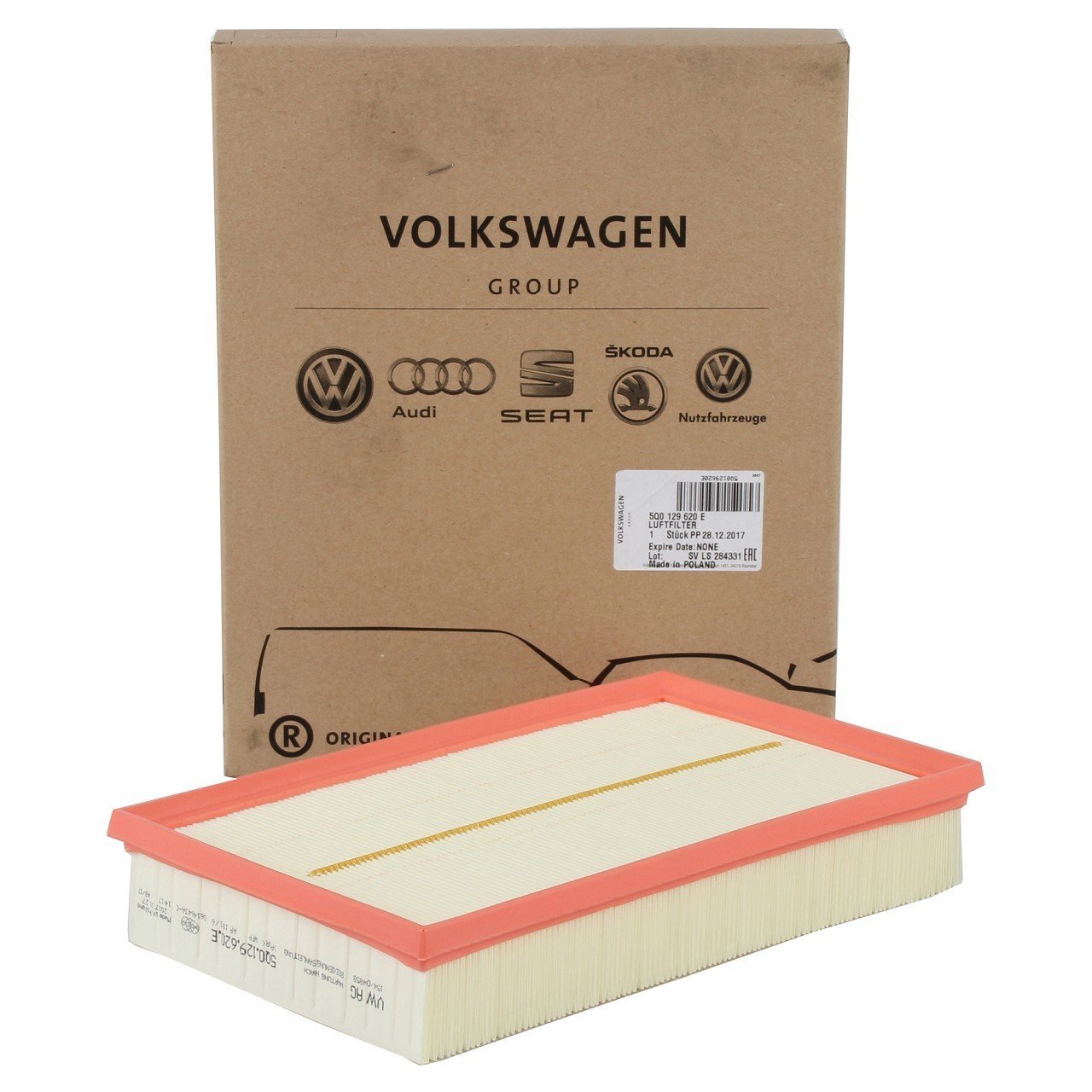 VAG / ORJINAL 5Q0129620G | Volkswagen Polo 2020 Model Sonrası 1.0 TSI Hava Filtresi Orijinal