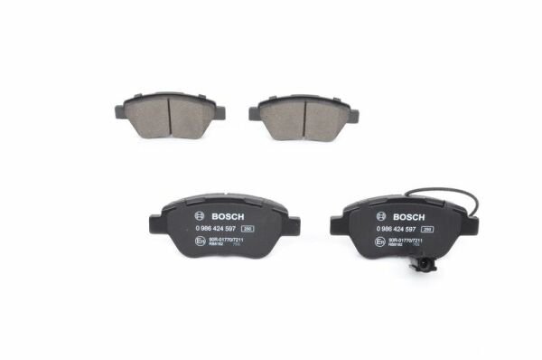 BOSCH 0986424597 | Fren Balata Ön 03-Pal-Alb-G.Pnt-Fıo-Bpr-Nmo 1.3Mjet + Fs