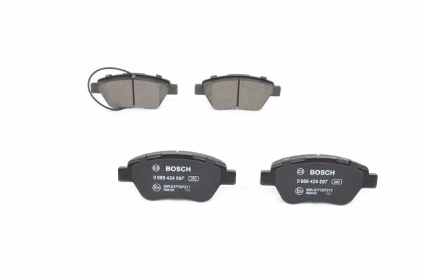 BOSCH 0986424597 | Fren Balata Ön 03-Pal-Alb-G.Pnt-Fıo-Bpr-Nmo 1.3Mjet + Fs