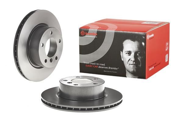 BREMBO 09.9752.11 | Fren Diski Ön Hava Kanallı BMW E87-E90 / 120-316-320 Kaplamalı | 2 Adet