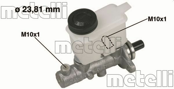 METELLI 05-0331 | Merkez Fren Ana-(Mazda 323-Familya 95 / 02)