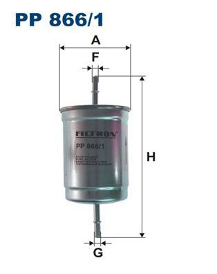 FILTRON PP866-1 | Benzin Filtresi 95-00 S4002-S6099-06 S80