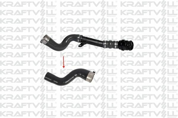 KRAFTVOLL 10034616 | Turbo Hortumu-Plastik Boru Hariç-Ok Ile Gosterılen Büyük Hortum Renault Megane IV 1.5 DCI-Renault